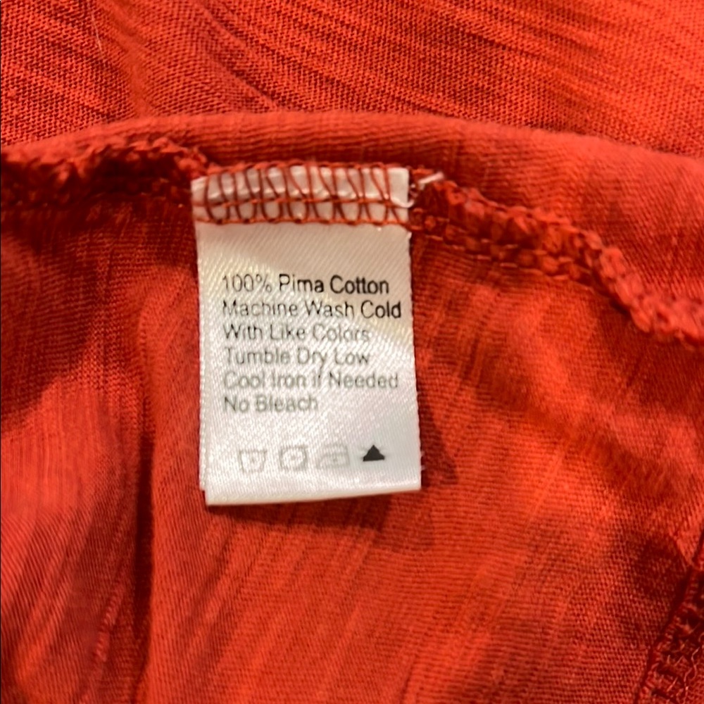 Women's Red Ruffled Top - Picture 5 of 5